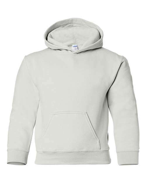 Unleash youth style: custom apparel ready heavy blend hoodie y185 - White / XS