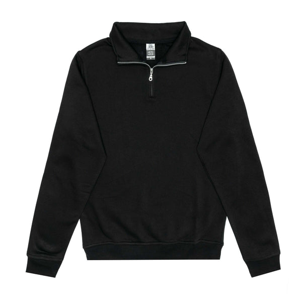 Unleash your style: black quarter-zip for custom apparel hero-4020 - Quarter-Zip Sweatshirt