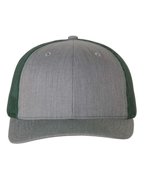 Unleash your style: custom apparel & screen printing toronto caps. Pc001 - Heather Grey/ Dark Green / OSFM