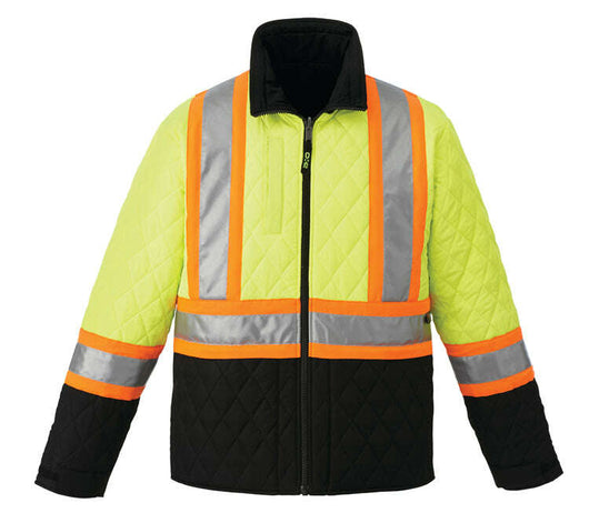 Unleash maximum visibility: custom hi-vis jacket 777. Screen printing toronto - Hi-Vis Jacket