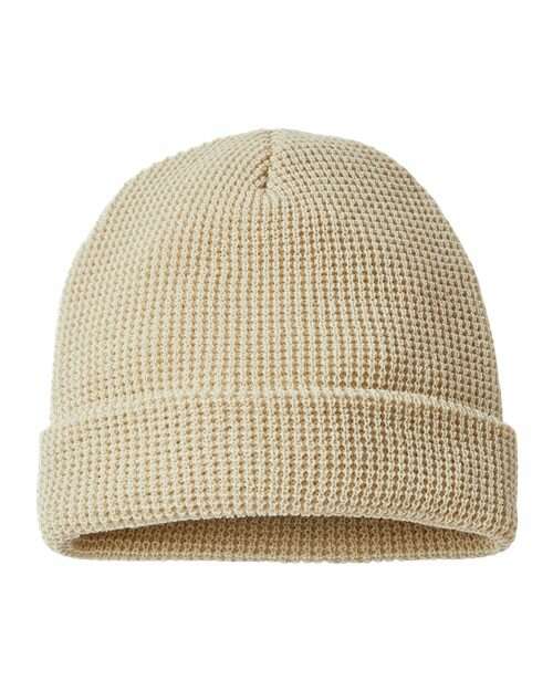 Unleash your style: custom apparel waffle beanie ready for screen printing cdn902