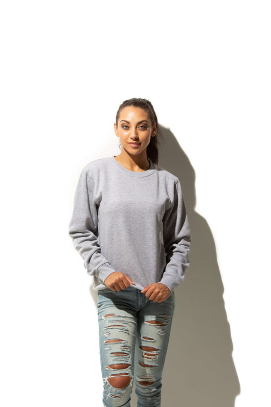 Unleash your designs: sport grey crewneck for custom apparel and screen printing hero-1020 - Crewnecks
