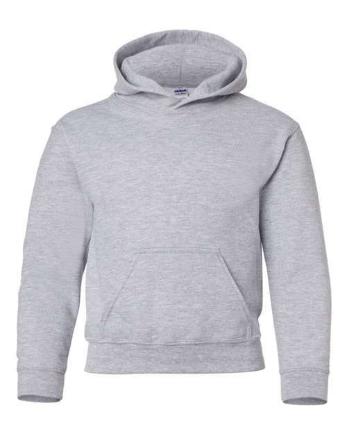 Unleash youth style: custom apparel ready heavy blend hoodie y185 - Sport Grey / XS