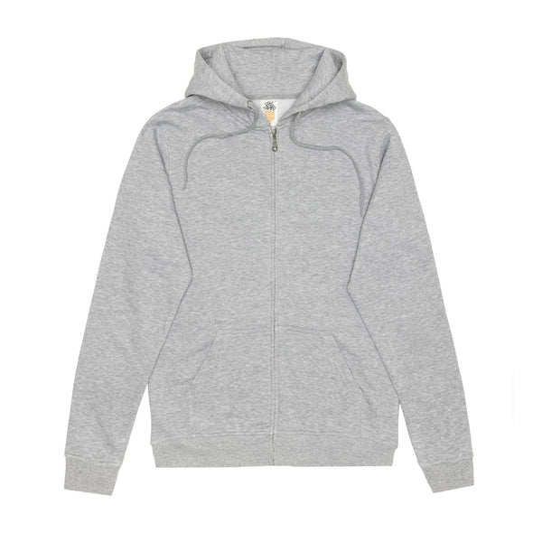 Unleash your creativity: hero-3020 sport grey hoodie for custom apparel & screen printing - Full-Zip Hoodie