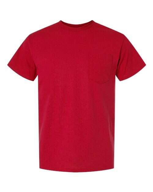 Unleash your brand with live screen printing toronto custom apparel dryblend - Red / S