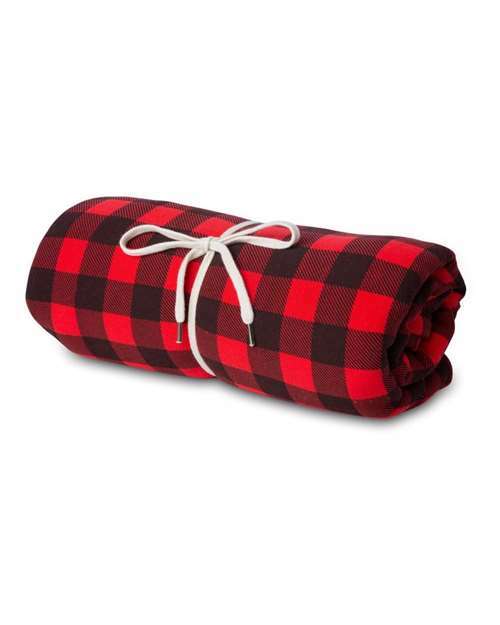 Unleash ultimate comfort: special blend blanket and custom apparel options. Bl247 - Red Buffalo Plaid / One Size