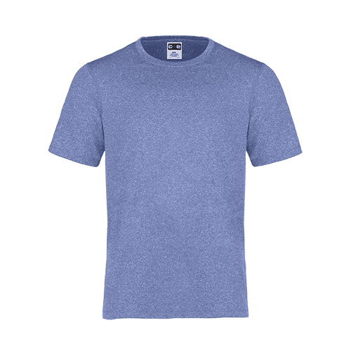 Unleash peak performance: custom apparel t-shirt tp100 - Blue Heather / XS / XS - Performance T-Shirt