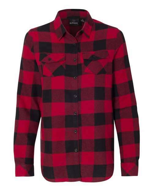 Unleash your creativity: women’s flannel shirt 5210 - Red/ Black Buffalo / S - Flannel shirt