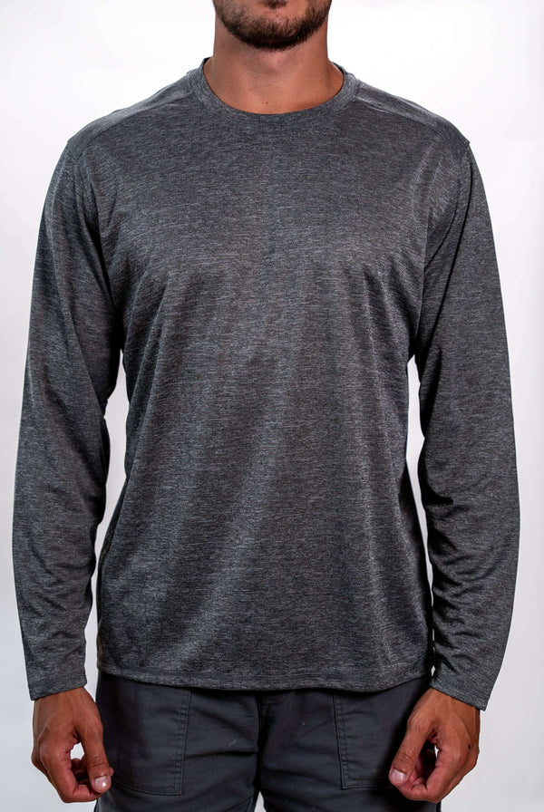 Unleash your style: custom apparel long sleeve tees toronto sp24 - Grey Heather / XS - LONG SLEEVE TEES