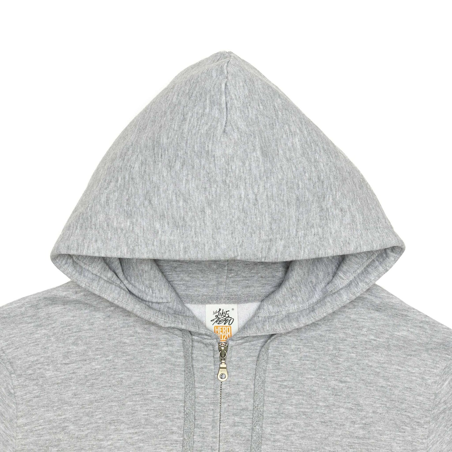 Unleash your creativity: hero-3020 sport grey hoodie for custom apparel & screen printing - Full-Zip Hoodie
