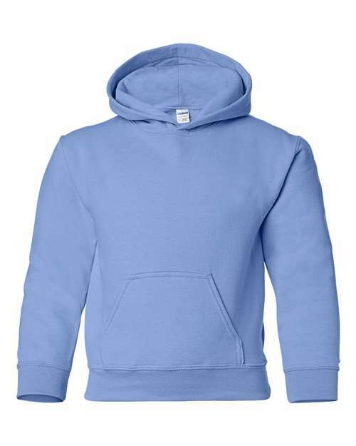 Unleash youth style: custom apparel ready heavy blend hoodie y185 - Carolina Blue / XS