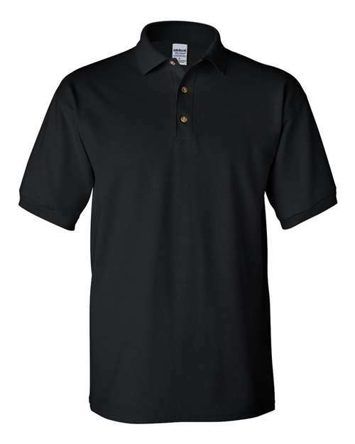 Unleash your brand: custom apparel screen printing toronto ready piqué polo - Black / S