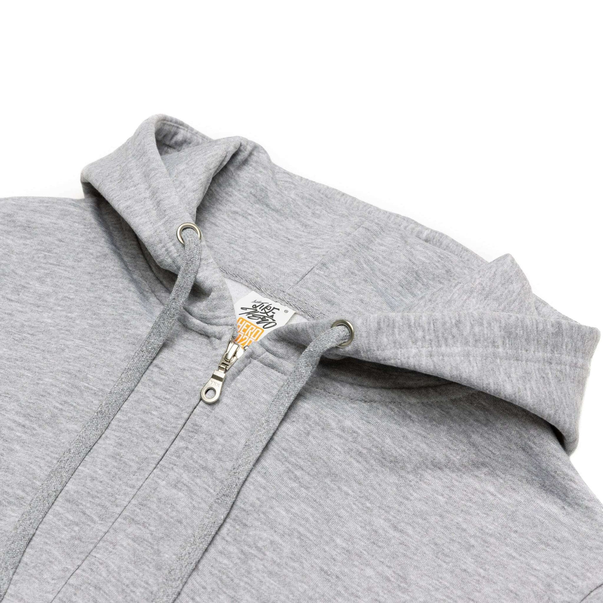 Unleash your creativity: hero-3020 sport grey hoodie for custom apparel & screen printing - Full-Zip Hoodie