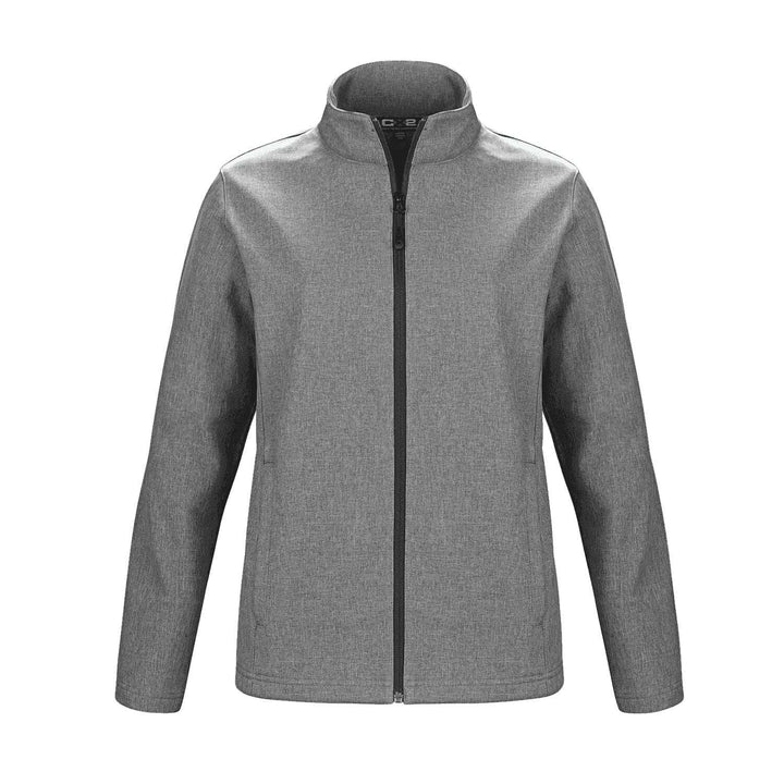 Unleash custom apparel softshell with screen printing toronto! Product code - Silver Melange / XS - Softshell