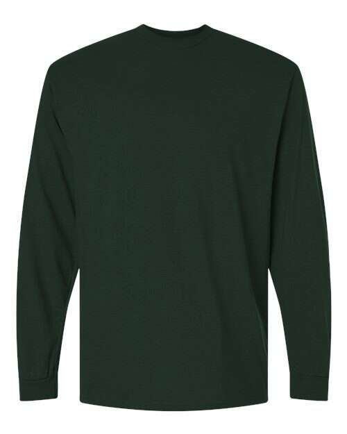Unleash your vision: custom apparel ready for live screen printing toronto dryblend - Forest Green / S