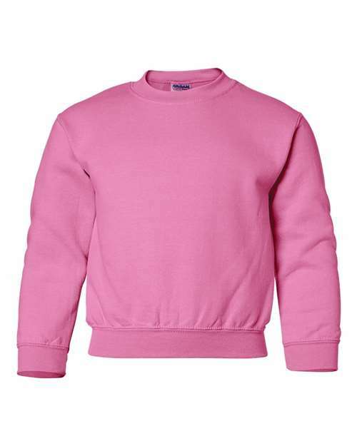 Unleash kids style: heavy blend youth sweatshirt for custom apparel y180 - Safety Pink / S