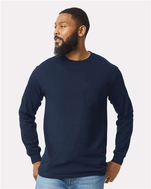 Unleash your brand: custom apparel live screen printing toronto t-shirt - Navy / S