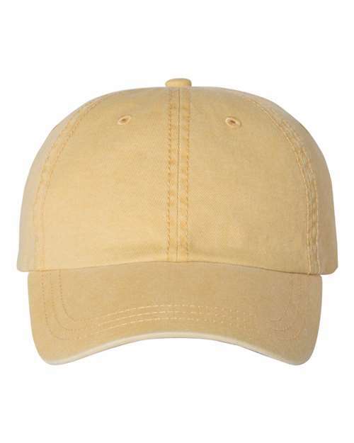 Unleash your style: pigment-dyed cap for custom apparel and live screen printing toronto pc700 - Mustard / Adjustable