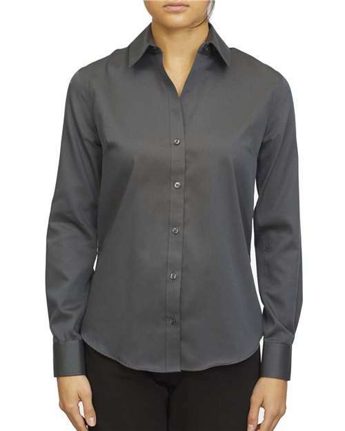 Unleash effortless style: women’s non-iron shirt for custom apparel - pc100
