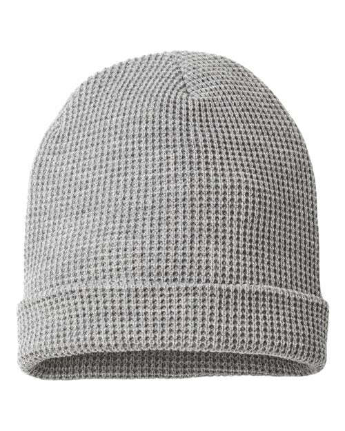 Unleash your style: custom apparel waffle beanie ready for screen printing cdn902