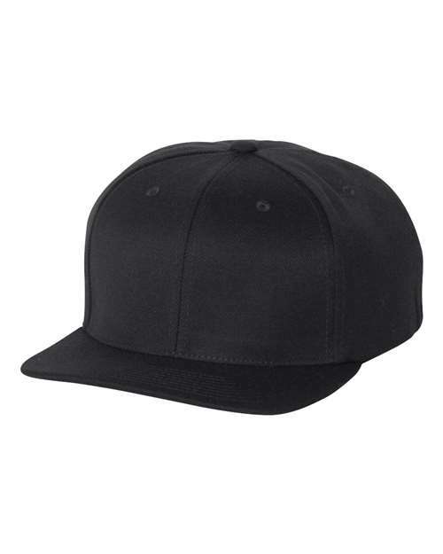 Unleash your style: 110 snapback cap for custom apparel and screen printing 110f - Black / Single Unit - Hats