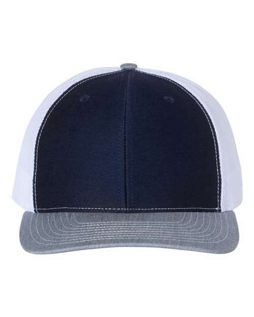 Unleash your style: custom apparel & screen printing toronto caps. Pc001 - Navy/ White/ Heather Grey / OSFM