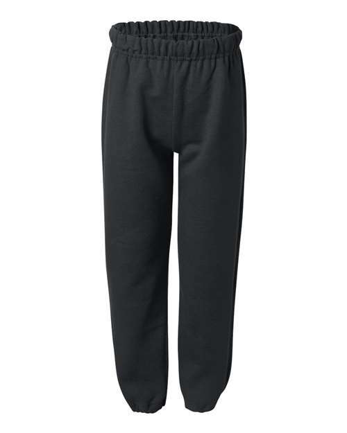 Unleash youth style: heavy blend sweatpants for custom apparel sp69000b - Black / S