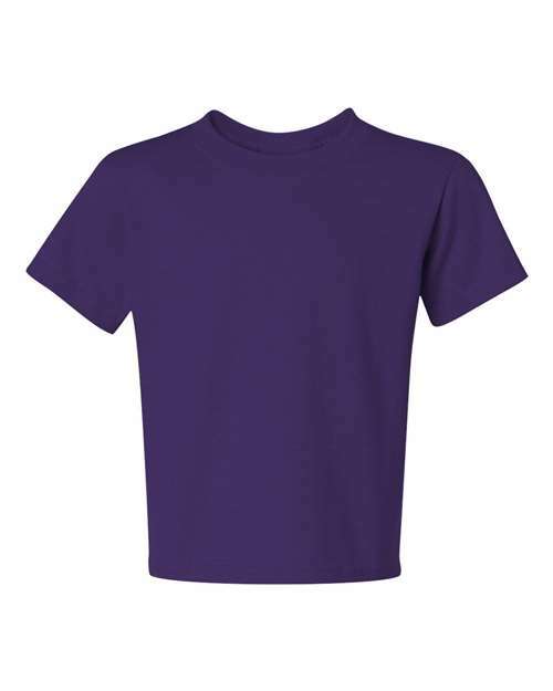 Unleash creativity: youth tees for custom apparel canada 5050 - Deep Purple / XS