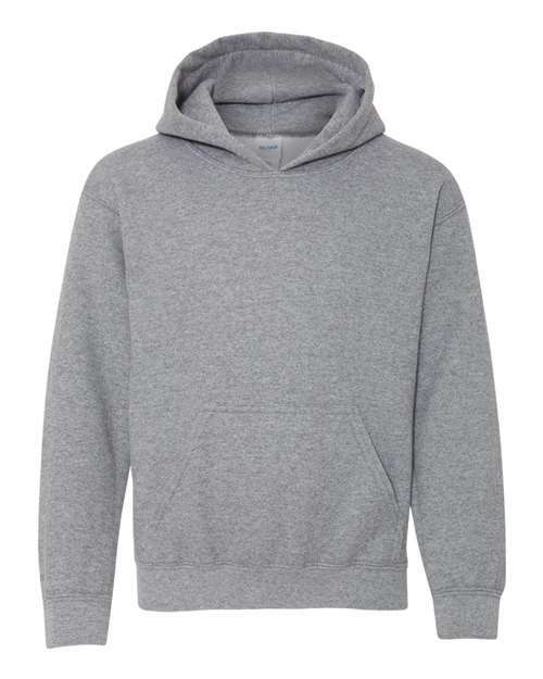 Unleash youth style: custom apparel ready heavy blend hoodie y185 - Graphite Heather / XS