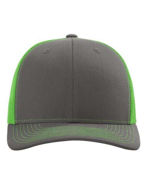 Unleash your style: custom apparel & screen printing toronto caps. Pc001 - Charcoal/ Neon Green / OSFM