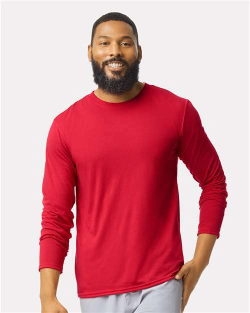 Unleash your brand: custom apparel ready tee for screen printing toronto ls001 - Red / S