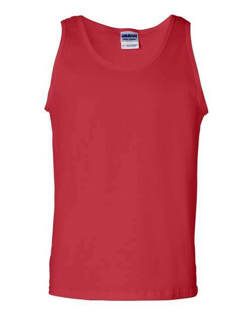 Unleash your designs: ultra cotton tank for live screen printing toronto cat23 - Red / S