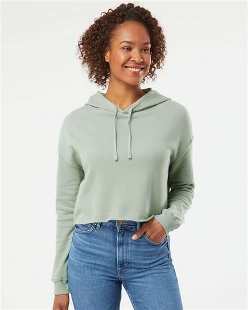 Unleash your style: lightweight womens crop hoodie for custom apparel sw247