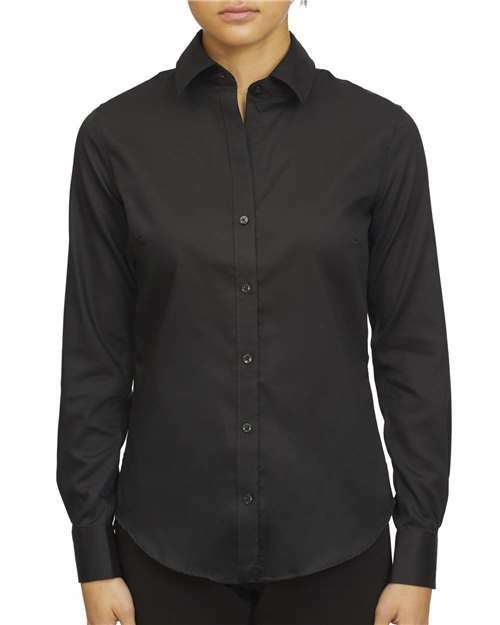 Unleash effortless style: women’s non-iron shirt for custom apparel - pc100