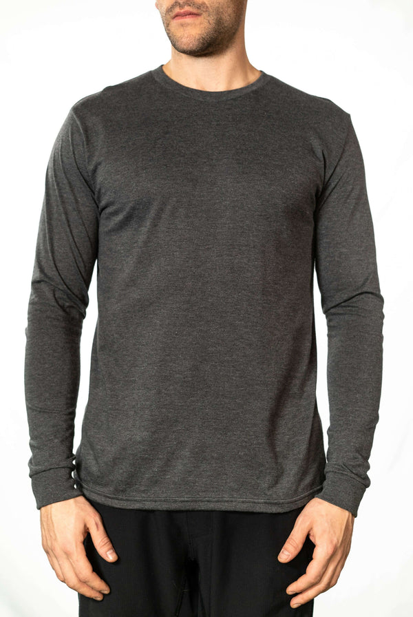 Unleash your style: custom apparel long sleeve tees now available tsc100 - Charcoal Heather / S - LONG SLEEVE TEES