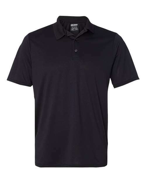 Unleash your style: performance jersey polo for custom apparel sp100 - Black / S