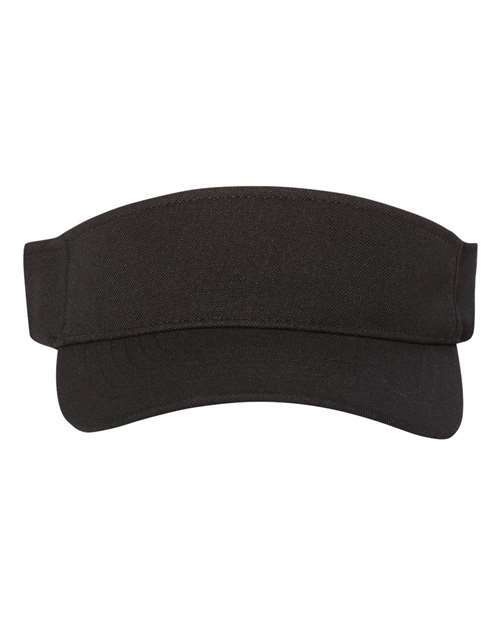 Unleash your style: custom apparel screen printing toronto 110 visor 8110 - Black / Single Unit - Hats