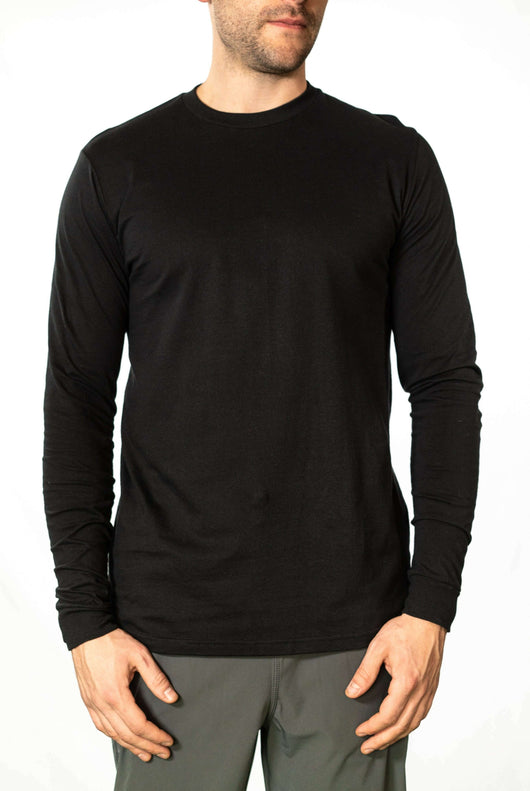 Unleash your style: custom apparel long sleeve tees now available productcode - Black / XS - LONG SLEEVE TEES