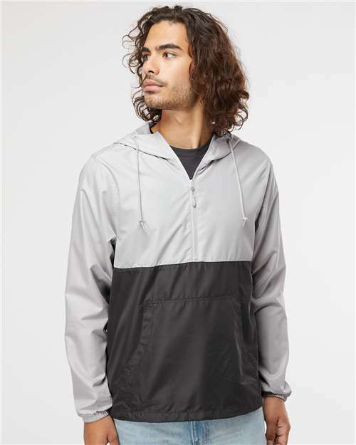 Unleash your style: custom apparel windbreaker perfect for screen printing ta300 - Smoke/ Graphite / XS