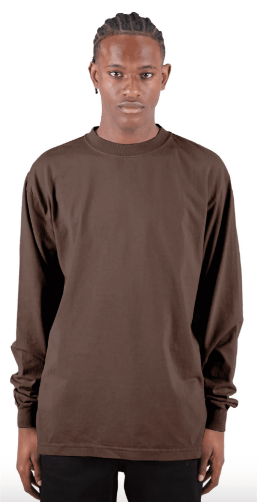 Unleash your style: custom apparel longsleeve tee ts247 - Mocha / S - Longsleeve T-Shirt