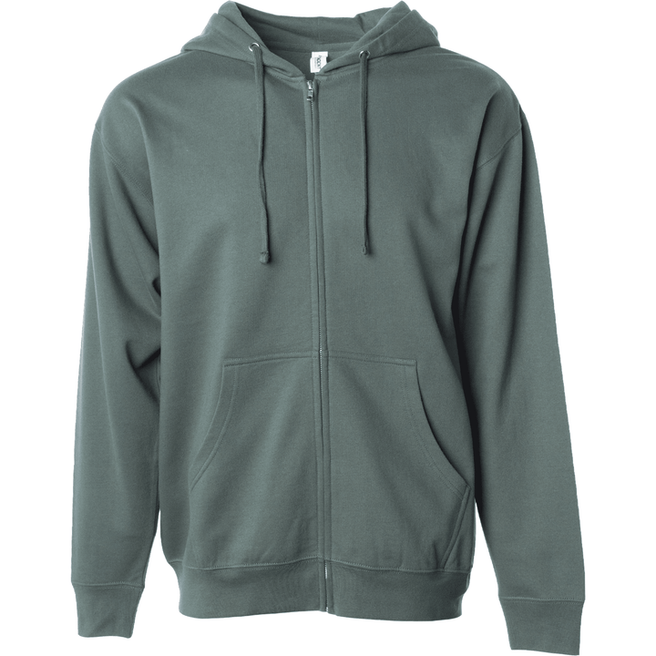 Unleash your style: custom apparel full-zip hoodie z400 - Alpine Green / XS - Full-Zip Hoodie