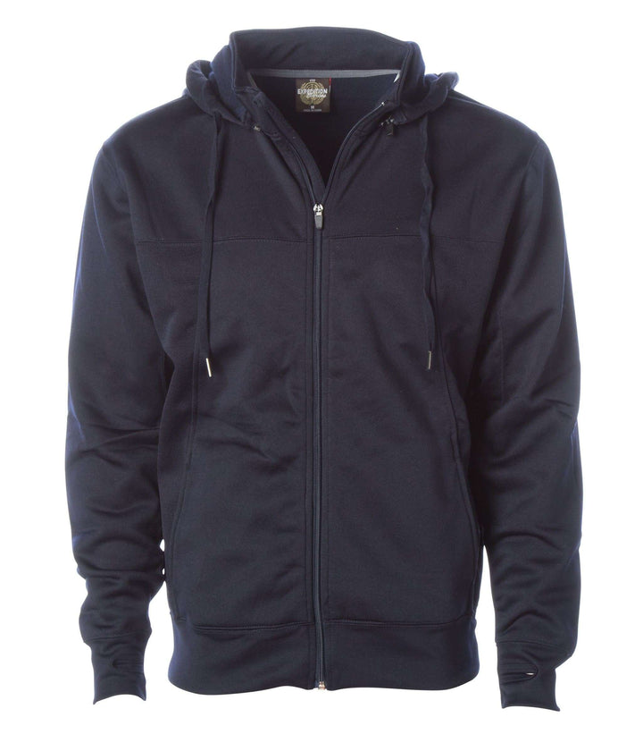 Unleash your style: custom apparel full-zip hoodie zp101 - Classic Navy / XS - Full-Zip Hoodie