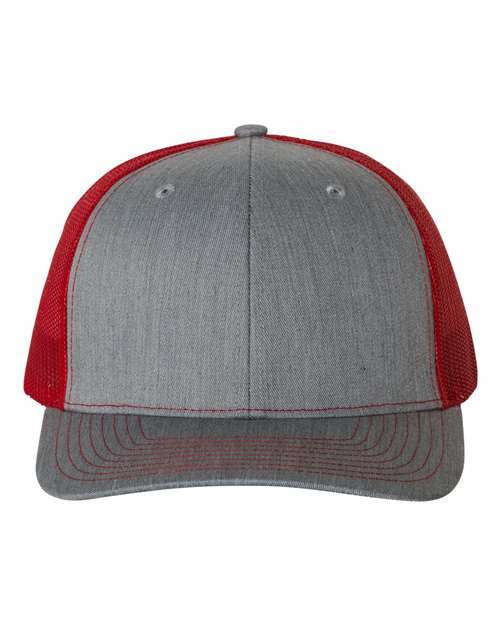 Unleash your style: custom apparel & screen printing toronto caps. Pc001 - Heather Grey/ Red / OSFM