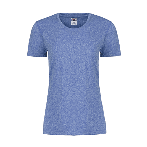 Unleash your potential: performance tee. Custom apparel available. Pt100 - Blue Heather / XS / XS - Performance T-Shirt