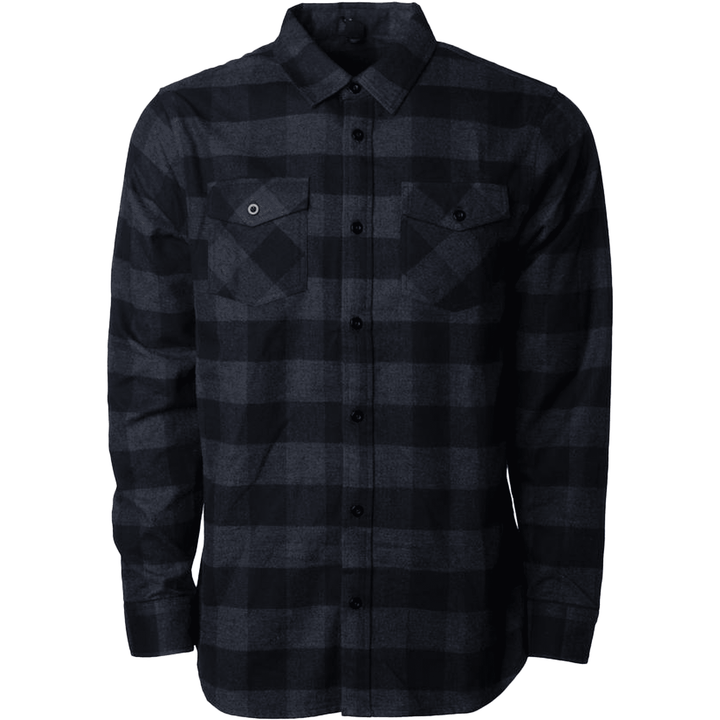 Unleash your style: custom apparel flannel shirt toronto fls001 - Charcoal Heather Black / XS - Flannel shirt