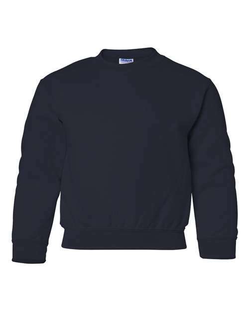 Unleash kids style: heavy blend youth sweatshirt for custom apparel y180 - Navy / XS