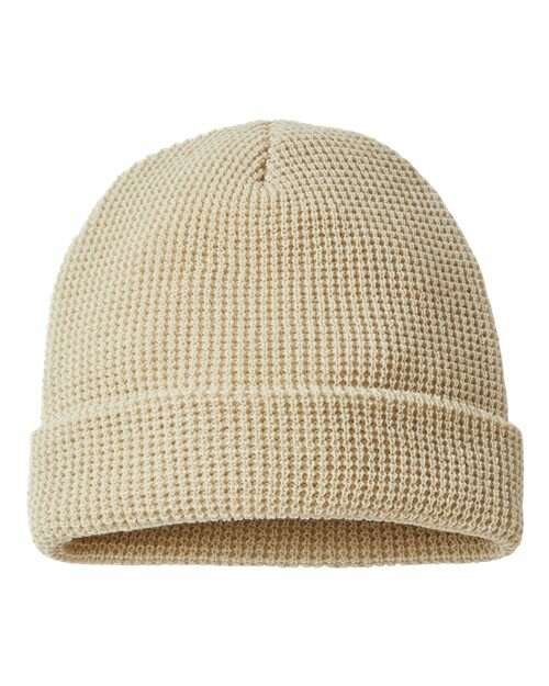 Unleash your style: custom apparel waffle beanie ready for screen printing cdn902