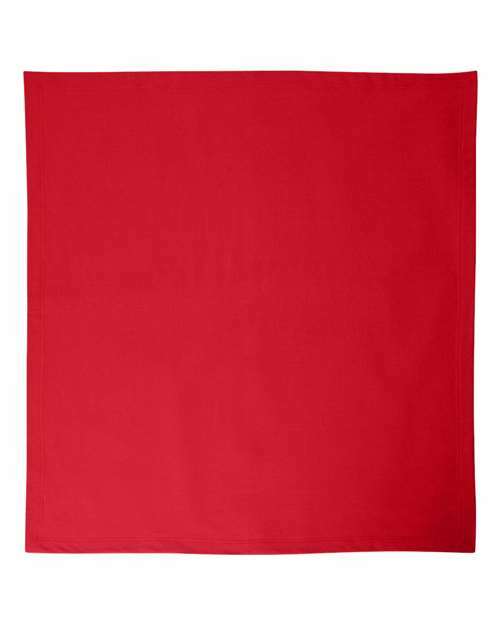 Unleash ultimate comfort: dryblend stadium blanket custom apparel available! Bl77 - Red / One Size