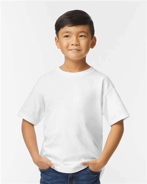 Unleash kids creativity: softstyle tee for custom apparel ymw