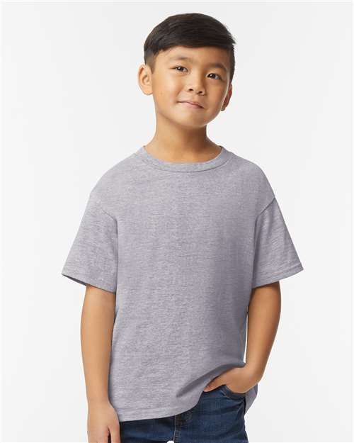 Unleash kids creativity: softstyle tee for custom apparel ymw - Sport Grey / XS